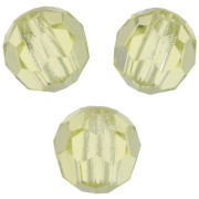 Perles rondes facettées Preciosa - Round Bead 4 mm - Jonquil x20|raw }}