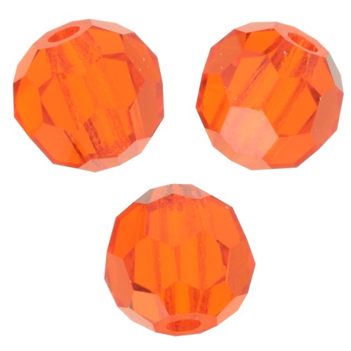 Perles rondes facettées Preciosa - Round Bead 4 mm - Hyacinth x20