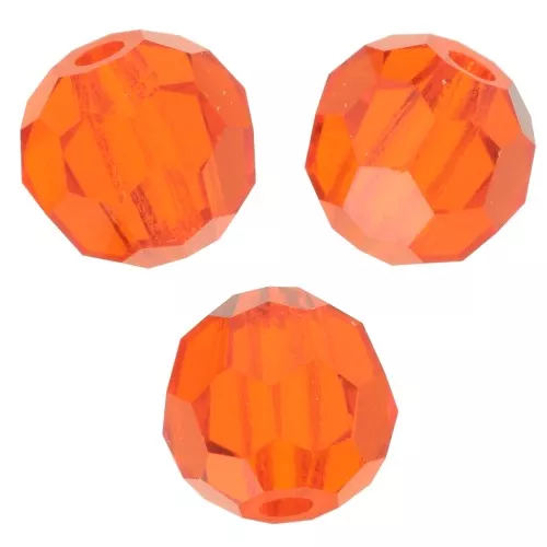 Perles rondes facettées Preciosa - Round Bead 4 mm - Hyacinth x20