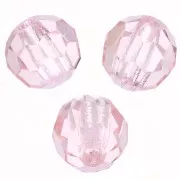 Perles rondes facettées Preciosa - Round Bead 4 mm - Light Rose x20