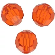 Perles rondes facettées Preciosa - Round Bead 6 mm - Hyacinth x6