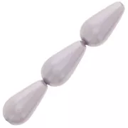 Perles nacrées Preciosa - Pearshape Pearl 15x8 mm - Lavender x5
