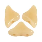 Perles en verre Hélios® par Puca® 6x10mm - Opaque Beige x10g