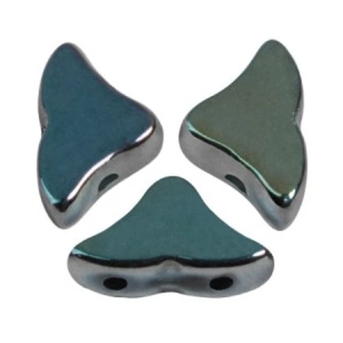 Perles en verre Hélios® par Puca® 6x10mm - Full Celsian x10g