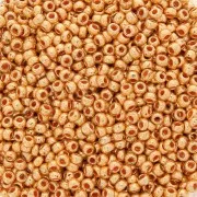 Perles rocailles Preciosa 11/0 2 mm - Terra Métallique - Light Gold x20g
