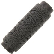 Fil plat en polyester ciré - Slam Cord pour micro macramé 0.6 mm - Gris foncé x100m