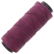 Fil plat en polyester ciré - Slam Cord pour micro macramé 1 mm - Magenta x100m|raw }}