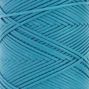 Fil plat en polyester ciré - Slam Cord pour micro macramé 1mm - Turquoise x100m