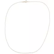 Tour de cou maille Forçat limée 1.4 mm -  Gold filled (or laminé)   x41cm