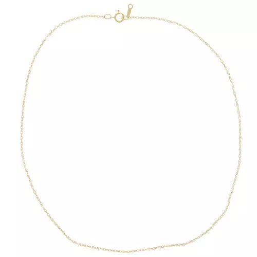 Tour de cou maille Corde 1.3 mm - Gold filled (or laminé) x41cm
