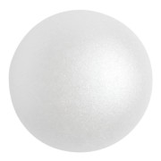 Cabochon rond en verre par Puca® 25 mm - Pastel White x1|raw }}