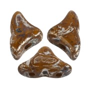 Perles en verre Hélios® par Puca® 6x10mm - Opaque Beige New Picasso x10g|raw }}