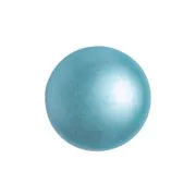 Cabochon rond en verre par Puca® 14 mm - Pastel Aqua x1