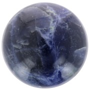 Cabochon rond 12 mm en pierre gemme - Sodalite x1|raw }}