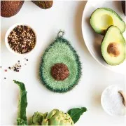 Creative Bubble - Fil à crocheter pour éponge tawashi - Noix x50g