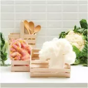 Creative Bubble Print - Fil à crocheter pour éponge tawashi - Betterave x50g