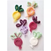 Creative Bubble Print - Fil à crocheter pour éponge tawashi - Betterave x50g