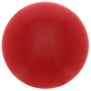 Cabochon rond 14 mm en résine opaque - Rouge foncé x1