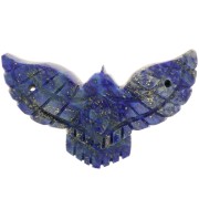 Intercalaire aigle 42x24 mm en pierre gemme - Lapis lazuli x1|raw }}