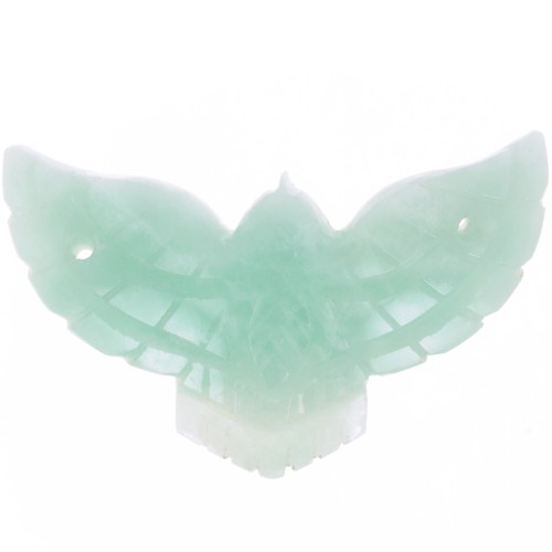 Intercalaire aigle 42x24 mm en pierre gemme - Amazonite x1