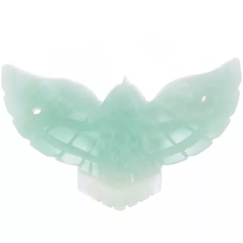 Intercalaire aigle 42x24 mm en pierre gemme - Amazonite x1