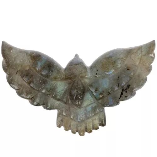 Intercalaire aigle 42x24 mm en pierre gemme - Labradorite x1