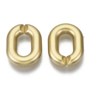 Maillons ovales 24x18 mm - Doré Mat x10