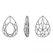 Cabochon PureCrystal 4327 30x20 mm Crystal