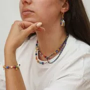 Breloque étoile de mer 10x8 mm - Acier inoxydable 304 Doré x1