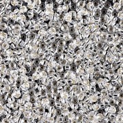 Rocaille Miyuki 11/0 1 - Crystal Silver Lined x100g