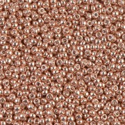 Rocaille Miyuki 11/0 1072L - Galvanized Apricot Gold x100g
