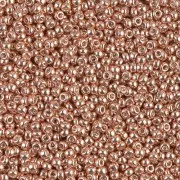 Rocaille Miyuki 11/0 1072L - Galvanized Apricot Gold x100g