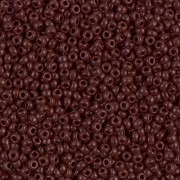 Rocaille Miyuki 11/0 409 - Opaque Chocolate x100g