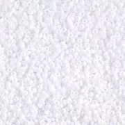 Rocaille Miyuki 15/0 402F - Opaque White Mat x100g