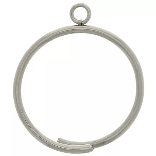 Bague fine avec anneau fermé - Taille 57 - Acier inoxydable 304 x1