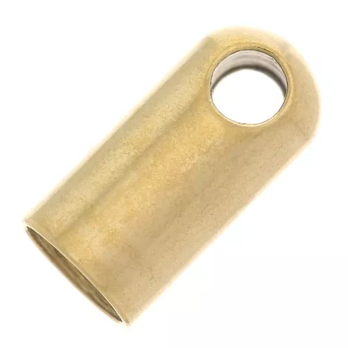 Embouts pour cordon 3 mm en Acier inoxydable 303 Doré x4