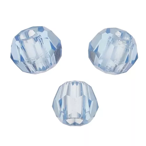 Perles rondes  PureCrystal 5000 2 mm - Aquamarine x50