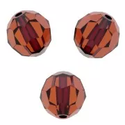 Perle ronde PureCrystal 5000 8 mm - - Smoked Amber x1
