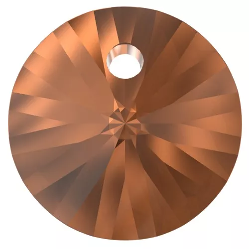 Pendentif PureCrystal 6428 8 mm - Smoked Amber x1