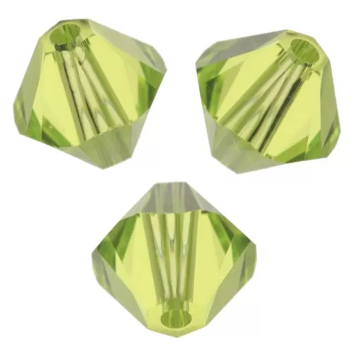 Toupies en cristal PureCrystal 5328 6 mm - Citrus Green x20