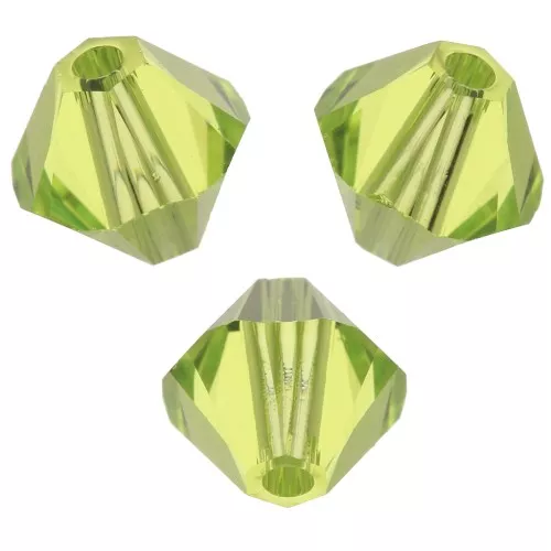Toupies en cristal PureCrystal 5328 5 mm - Citrus Green x20