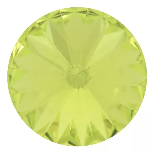 Cabochon PureCrystal 1122 Rivoli 10 mm - Citrus Green x1