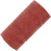 Bobine de fil ciré Linhasita pour micro macramé 0.5 mm - Cuivré (Cobre) x335m