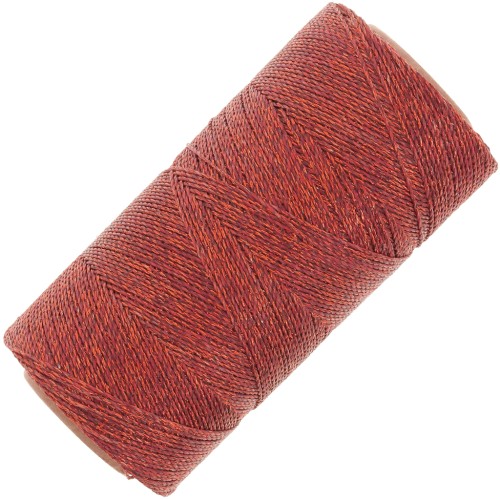 Bobine de fil ciré Linhasita pour micro macramé 0.5 mm - Cuivré (Cobre) x335m
