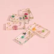 Moule silicone pour réaliser 28 dominos en résine x1