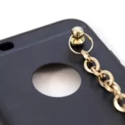 Rivets avec anneau 9x8 mm pour coque telephone portable et sac à main - Doré x4