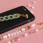 Rivets avec anneau 9x8 mm pour coque telephone portable et sac à main - Doré x4