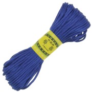 Cordon queue de rat polyester 2 mm - Bleu royal x20m