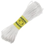 Cordon queue de rat polyester 2 mm - Blanc x20m|raw }}
