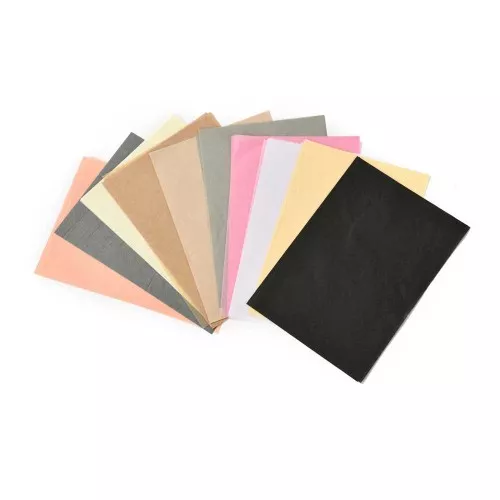 Assortiment de papiers de soie uni - Beige - Gris x100